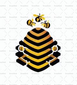 Bienenstock und Bienen